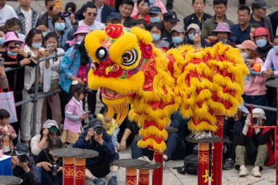佛山黄飞鸿醒狮依旧活跃